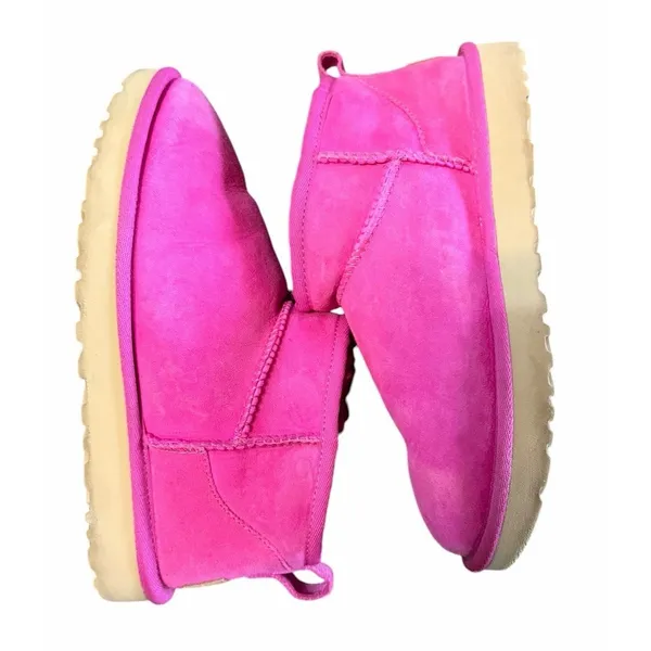 UGG Classic Ultra Mini Boot Pink Women's Size 7 - Image 6