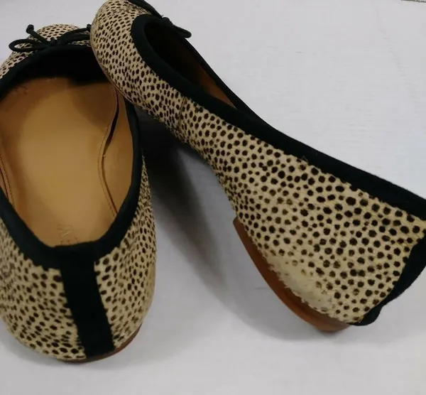 J. Crew Kiki Cheetah Animal Print Calf Hair Ballet Flats - Image 5