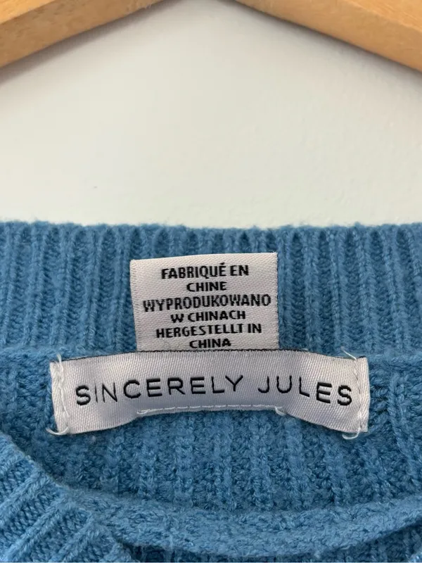 Sincerely Jules Blue Sweater - Image 4