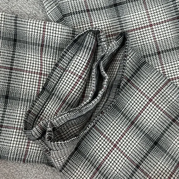 American Eagle Outfitters Plaid Flannel Super High‎ Rise Skinny Trousers Beige 4 - Image 6