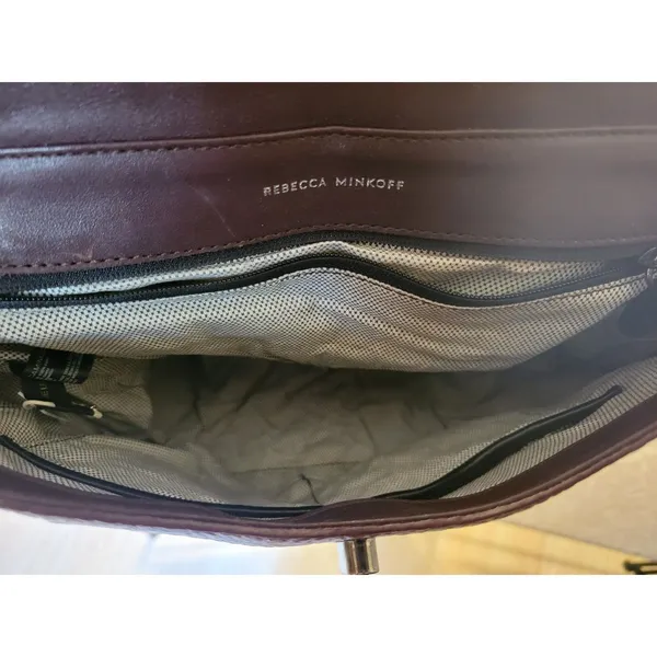 Rent the runway Rebecca Minkoff multi Phoebe top handle ruby leather purse snake - Image 6