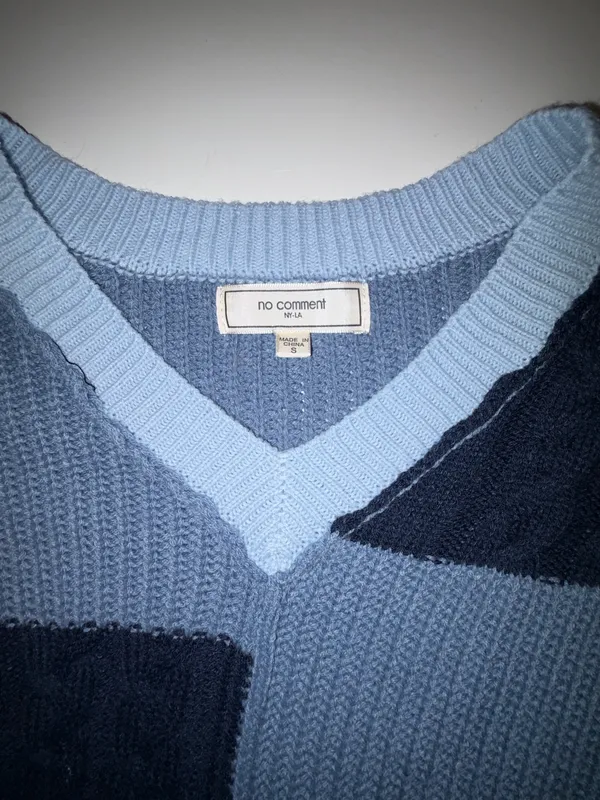 No Comment Color Block Sweater - Image 3