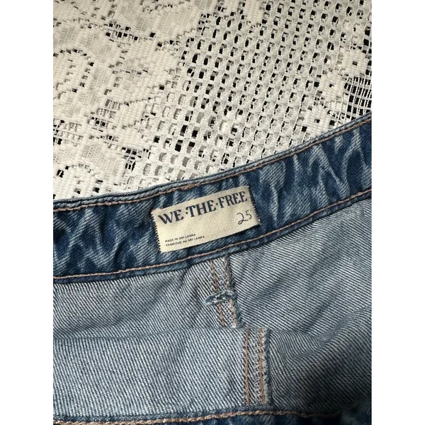 Free People Stephie Denim Skort - Image 4