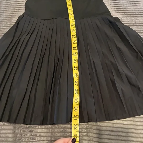 NWT Fabletics Black Hot Shot Pleated active dress w/shorts/bra/pockets SEE PICS - Image 3
