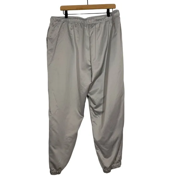 Nike Jogger Pants Size XXL Gray Mid Rise Loose Fit Drawstring Tapered Athleisure - Image 3