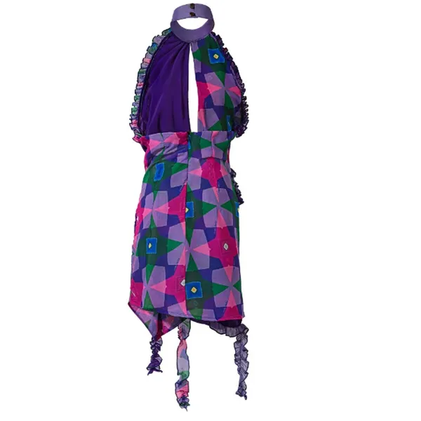 ANIM Helmut Dress Size‎ Medium Purple - Image 2