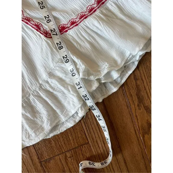 Muche muchette white gauze embroidered swing dress - Image 8