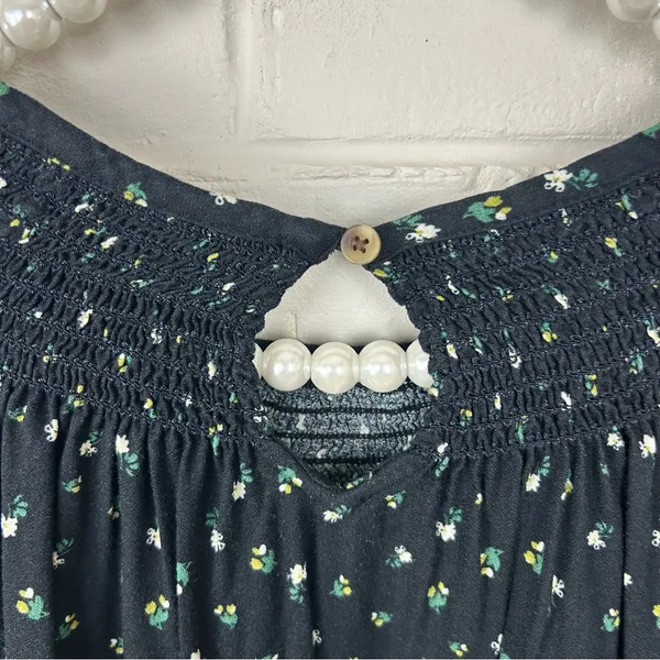 Sonoma Dark Floral Oversized Sleeve Top Size XXL - Image 10