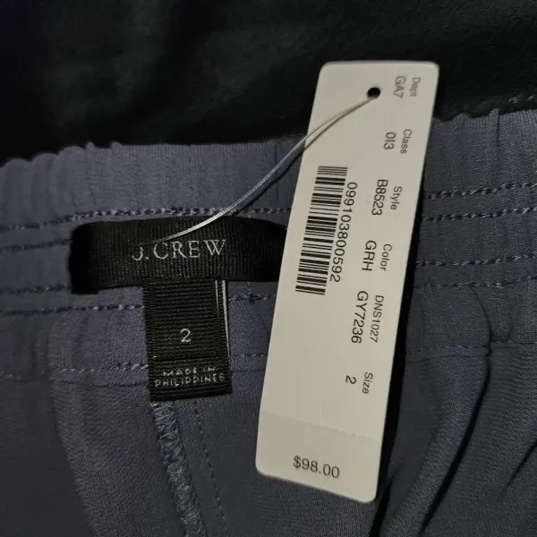 NWT J Crew Womens Gray Pull‎ On Reese Jogger Pants 2 - Image 4
