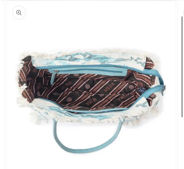 Myra Bags Saint Tropez Tote Bag-Aquamarine - Image 4
