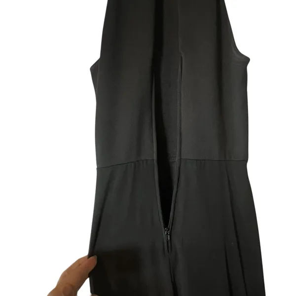 B. Darlin Maxi Dress Womens 6 Black Halter Beaded Chiffon Prom Formal Gown - Image 6