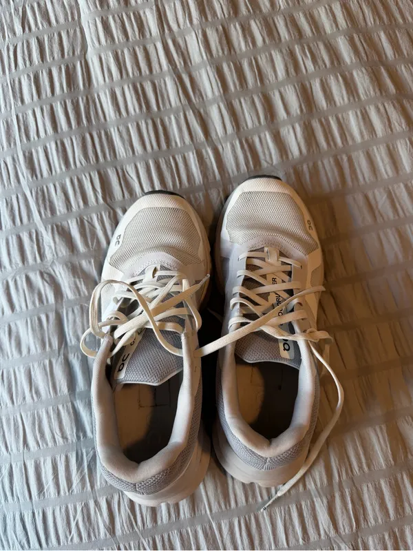 ON Cloudrunner Sneaker in White/Frost size Women's 7.5 - Image 9