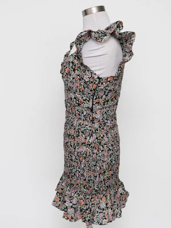 Free the Roses - Floral Smocked Mini Dress‎ - Image 11