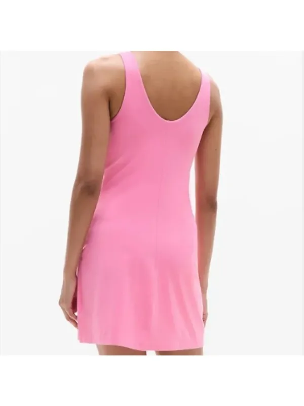 New Athleta M Transcend Dress Raphanus Pink Medium Regular - Image 2