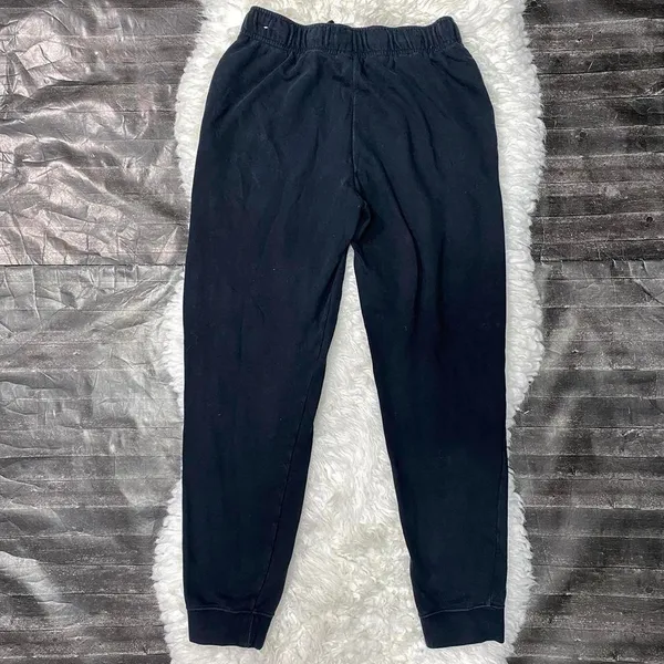 Nike Women'S Black Drawstring Elastic Waist Jogger Sweat Pants Basic Casual - Image 7