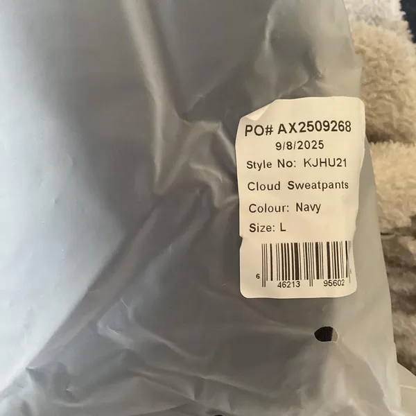 NWT COMFRT CLOUD NAVY Sweatpants - Image 3