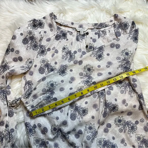 Lucky Brand Floral Peasant Blouse. Size Small. EUC - Image 10