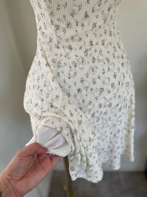 Floral dress White - Image 6