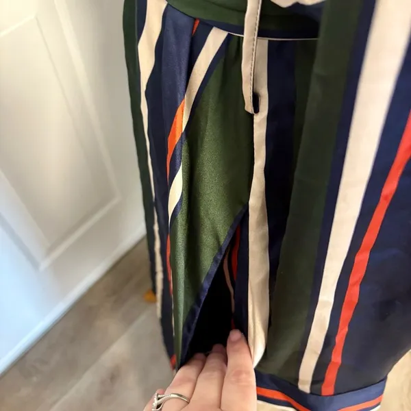 Ark & Co Satin Button Down Dress I4 - Image 6