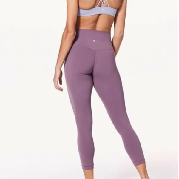 Lululemon Align High-Rise Pant‎ 25" Dusty Mauve Purple Nulu Yoga Leggings Size 4 - Image 2