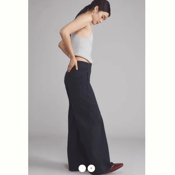 Anthropologie Maeve Scallop Wide-Leg Pants - Image 5