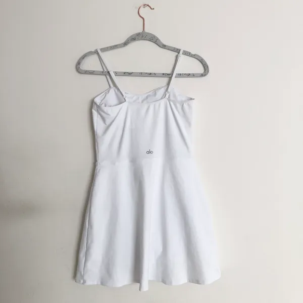Alo Alosoft Courtside Tennis Dress White L - Image 10