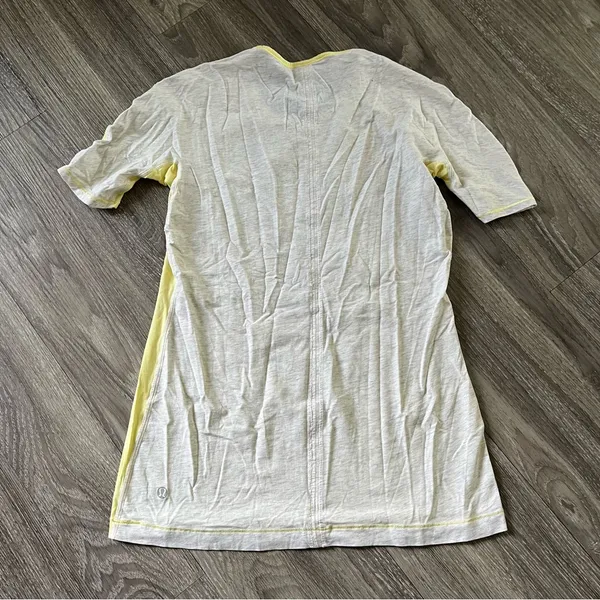 Lululemon Athletica Devotion Yellow Short Sleeve Tee - Image 5