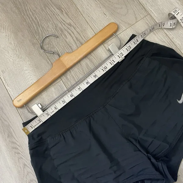 Nike Workout Shorts dri-fit fitted womens Black (small) activewear running gym - Image 3