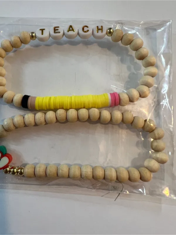 Teach Bracelet and an Apple Bracelet That Stretch - Image 3