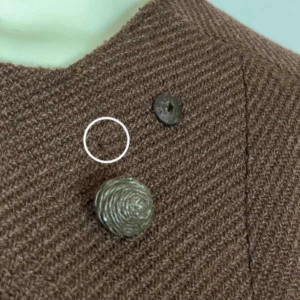 Vintage 60s Meier &‎ Frank Brynwood Coat Women Brown Retro Boxy Mod Union Label - Image 9