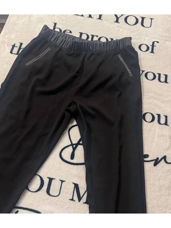 Haute Monde black joggers Women’s Size L. - Image 3