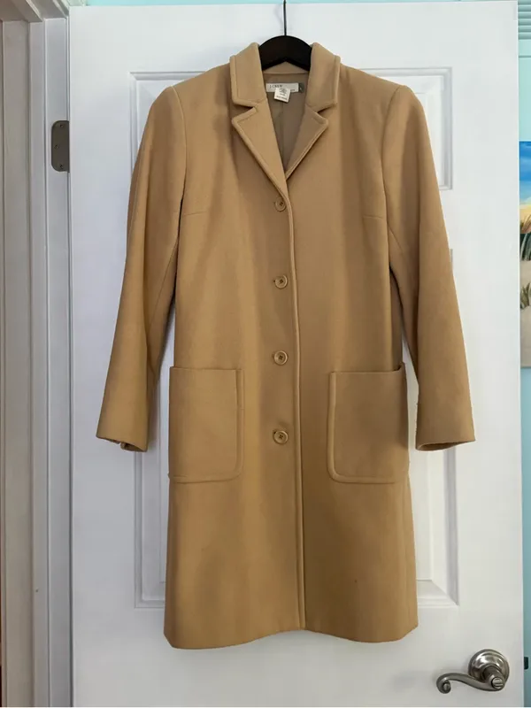 J.Crew Wool Blend Topcoat in Camel - Image 2
