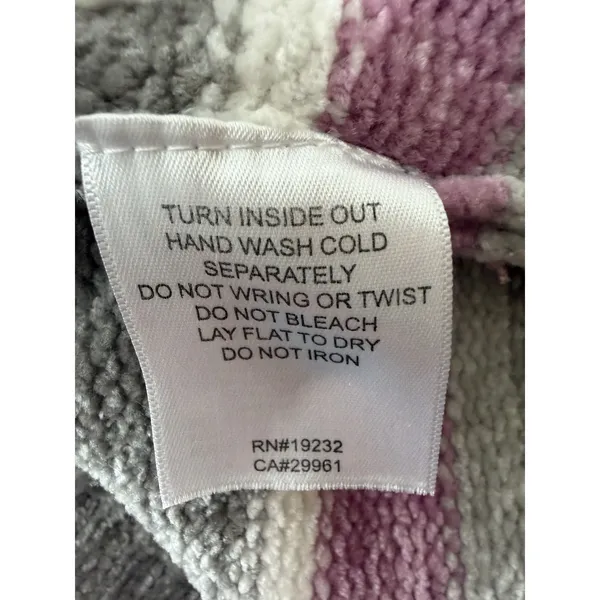 Alfred Dunner Acrylic Striped‎ Pullover Sweater Pink Women's Size Large - Image 9