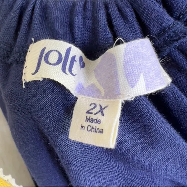 Jolt Size 2X V-Neck Floral Strappy Top - Image 7