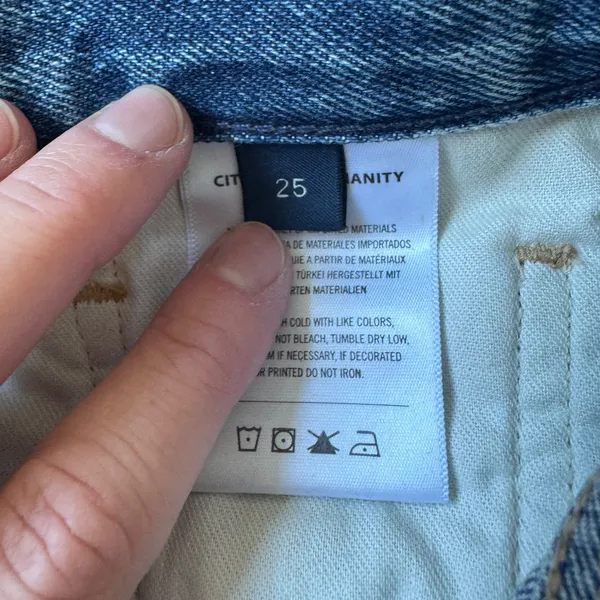 Citizens of Humanity Charlotte High Rise Straight Jeans Soiree Wash Distressed - Image 8