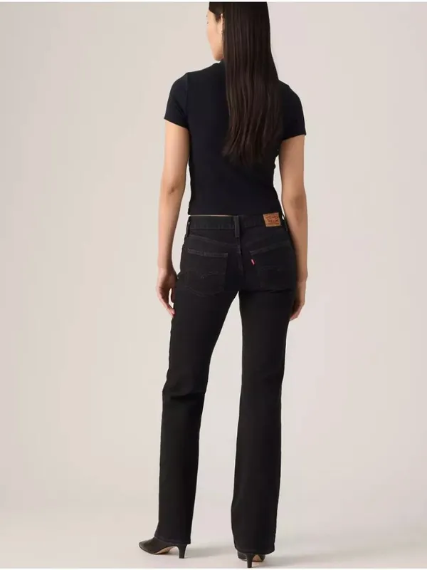New Levi's 26x32 Superlow Bootcut Women's Jeans Crew Look - Black Medium Stretch - Image 3