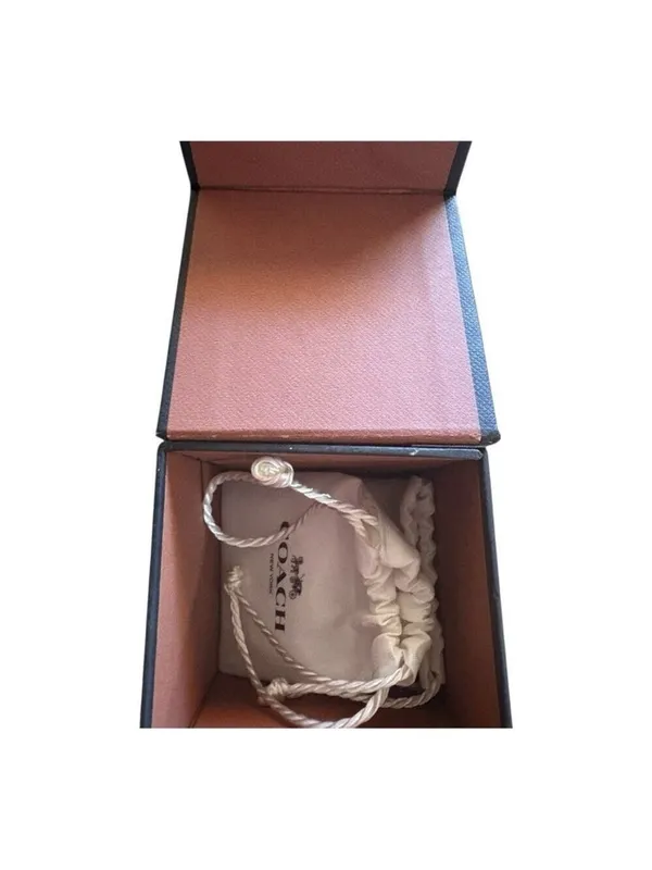Coach Padlock Heart Charm and Earrings Set One Size - Image 7