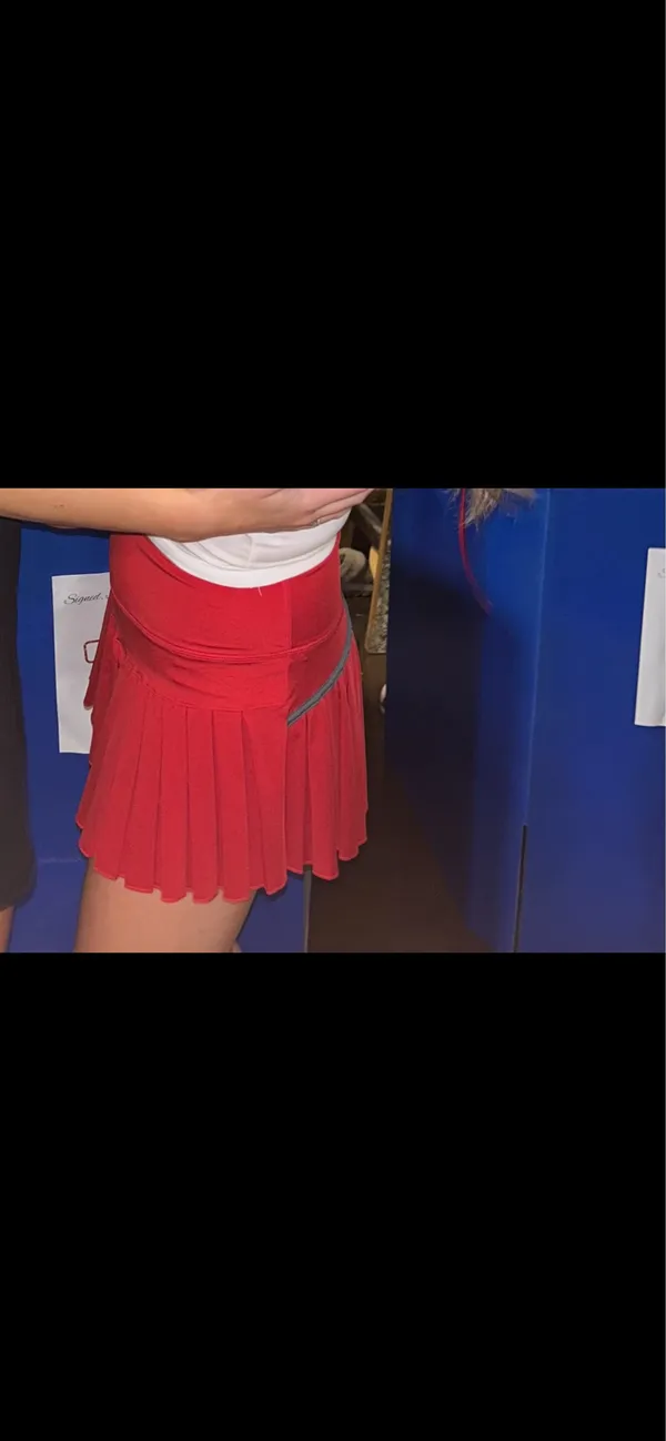 Red Amazon Tennis Skirt - Image 3