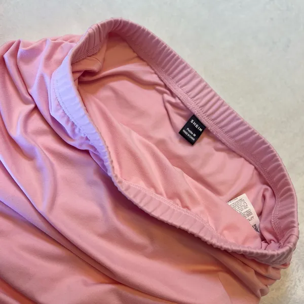 Pink Tie-Front Mini skirt and top set Size‎ Medium - Image 6