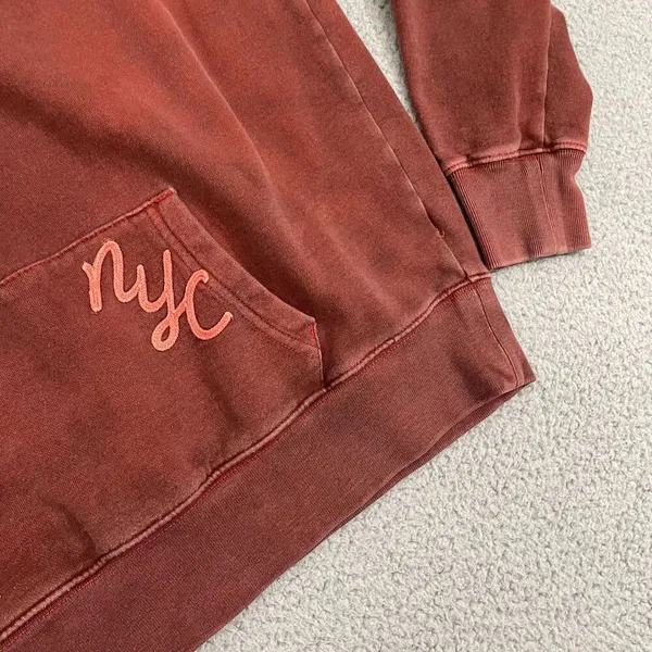 GAP‎ Hoodie Women L Red Tie Dye Pullover Sweatshirt - Image 2