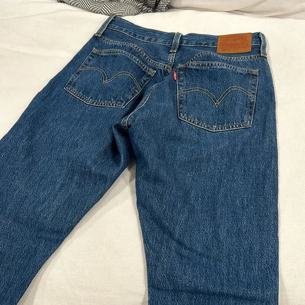 Levi‎ Blue 501 Skinny Jeans Size 25 - Image 6