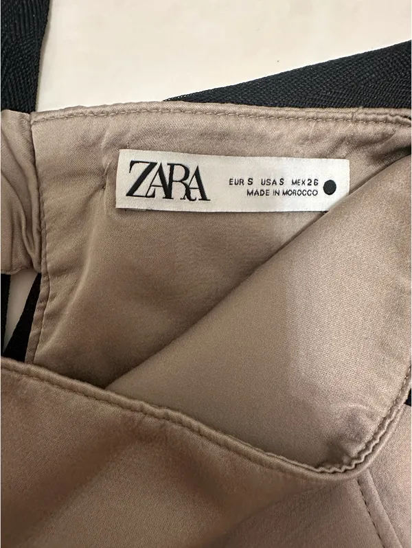 ZARA Satin Effect Crop Top - Image 5