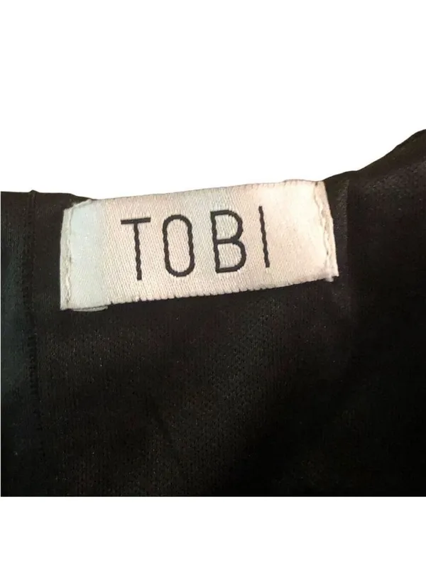 Tobi Shimmer Cut-out Spaghetti Strap Mini Dress, Size S - Image 12