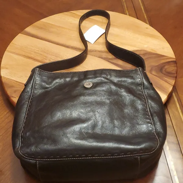 FOSSIL CLASSIC VINTAGE Leather Shoulder Bag ZB9097 - Image 2