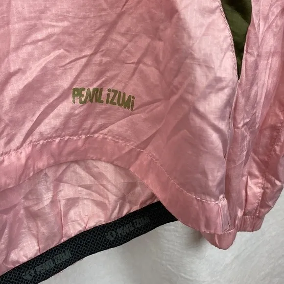 Pearl Izumi Women's Pink Zip Up Light Weight Bicycle Cycle Jacket M - Image 5