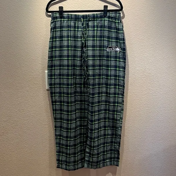 NFL Seattle Seahawks Flannel Loungewear Sleepwear Pants- Women’s Size Large - Image 5