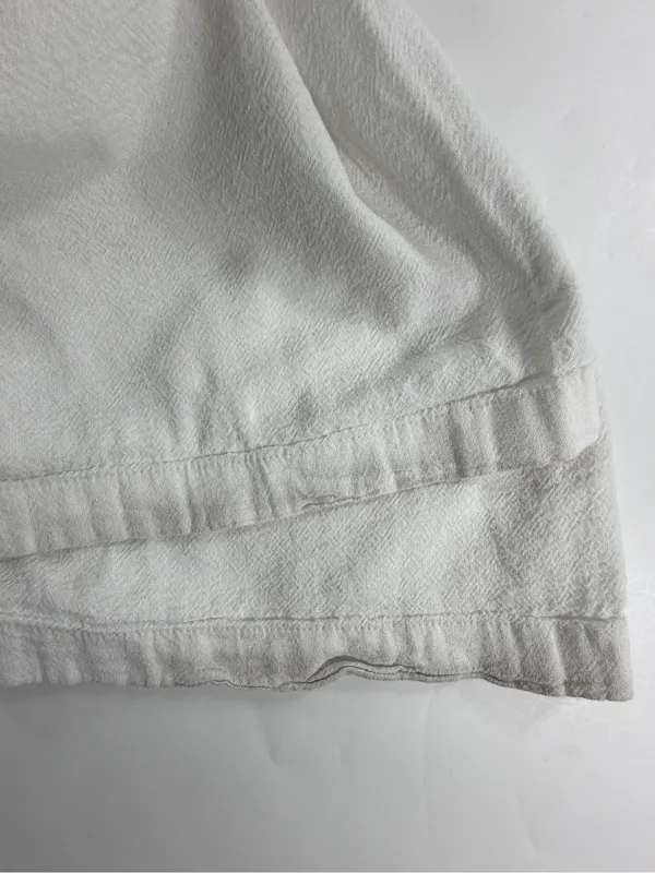 Hollister Ultra High Rise Baggy Cargo Pants Cream Ivory Wide Leg Y2K Womens‎ XS - Image 8