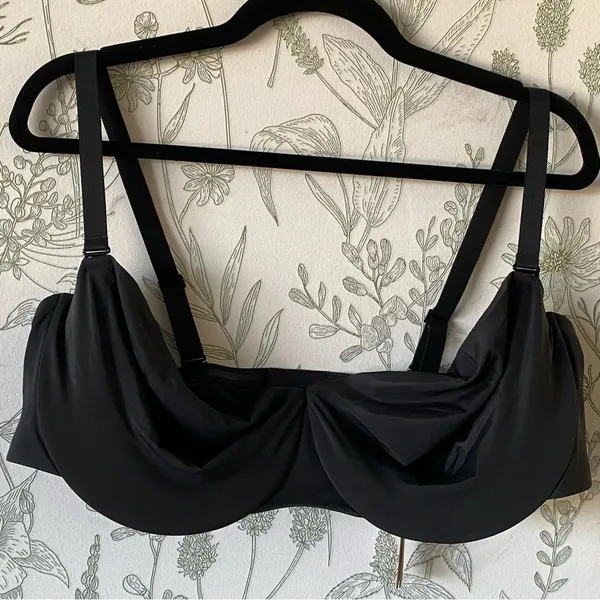 SKIMS‎ Smoothing Intimates Strapless Bra BA-BAN-2607 color Onyx 42D - Image 6