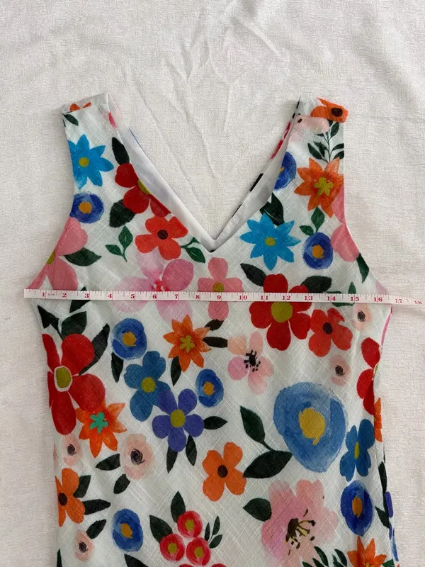Charlie B Floral Cotton Modal Midi Dress M NWT - Image 7