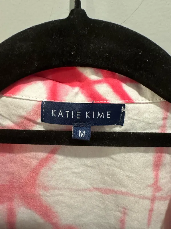 Katie Kime Strata Print Polo Top and Pants Pajamas Set - Image 5